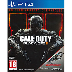 Activision Jeu PS4 - Call of Duty : Black OPS 3 + Zombies Chronicles