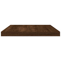 Acheter vidaXL Étagères murales 4 pcs chêne marron 40x20x1,5cm bois ingénierie