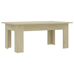 vidaXL Table basse Chêne sonoma 100x60x42 cm Bois d’ingénierie