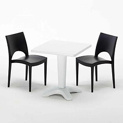 Avis Grand Soleil Table et 2 chaises colorées polypropylen