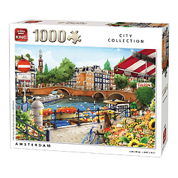 King Puzzles Puzzle 1000 pièces : Amsterdam