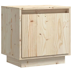 Maison Chic Table de chevet, Table de Nuit, Meuble de Rangement 40x30x40 cm Bois de pin solide