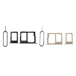 Support de Plateau de Carte Sim Tiroir Adaptateur 2 Pièces Support de Plateau de Carte Sim de Remplacement pour Samsung Galaxy J530 + 2pcs SIM Card Éjection Pins