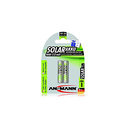 Pack de 2 pile rechargeable SOLAIRE AAA Micro 550mAh Ansmann