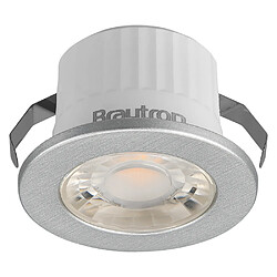 BRAYTRON Mini spot LED rond argent 3W 6500K IP54