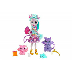 Coffret Enchantimals Royals Famille avec mini poupée Deanna Dragon