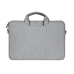 Wewoo Sacoche ST01S Oxford étanche en tissu Caché Bandoulière Portable Sac à pour ordinateur 14,1 pouces Gris clair