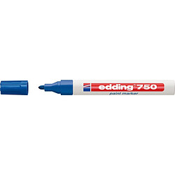 Marqueur. 750 bleu Edding