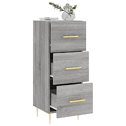 Acheter Maison Chic Buffet,Meuble de Rangement,commode pour salon,Cuisine Sonoma gris 34,5x34x90 cm Bois d'ingénierie -MN35904