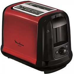 Grille Pain - Toaster Electrique MOULINEX Subito - LT260D11 - 2 fentes - Rouge