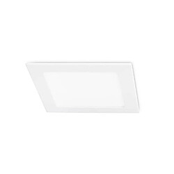 Forlight Downlight encastré carré LED intégré blanc mat - Blanc froid 