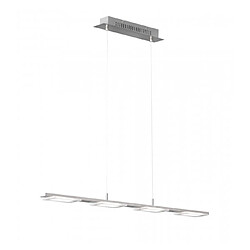 Wofi Suspension VERSO nickel mat 4 ampoules LED 