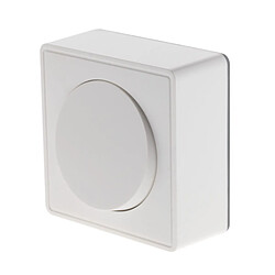 Bouton poussoir 10A en saillie blanc - gamme Vulco - Zenitech