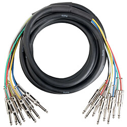 Pronomic Stage MJJ8-8 Câble Jack Multicore (8), 6m