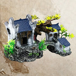 Avis Artisanat Résine Décor Rockery Aquarium Caves Pour Fish Tank Ornement Plantes Maison Gangnam Cottage