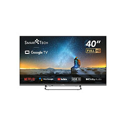 Smart Tech TV Full HD 40"(100 cm) 40FG01V, Google TV, HDMI, USB, HEVC, Dolby Audio, HDR 10, Google Assistant