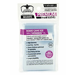 Ultimate guard Prem game Sleeves 7 Merveilles (80) cartes 