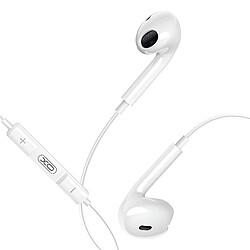 XO Écouteurs USB C Intra-auriculaires Microphone Boutons de Commande Blanc