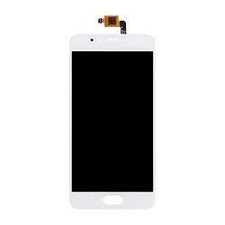 Wewoo Pièce détachée Meizu M5s / blanc Meilan 5s Écran LCD + Tactile Digitizer Assemblée