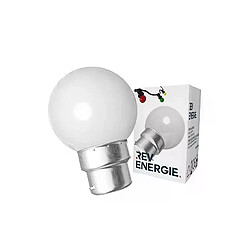 Revenergie Lot de 12 ampoules Led B22 1W Guirlande Blanc chaud 3000k incassables