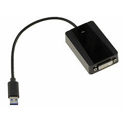 Kalea-Informatique Carte graphique externe USB3 vers DVI avec support écrans larges