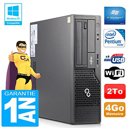 PC Fujitsu Esprimo E500 E85+ SFF Intel G640 RAM 4Go Disque 2 To Wifi W7 - Occasion