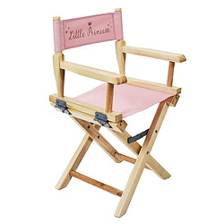 The Home Deco Kids Chaise metteur en scène pour enfant rose.