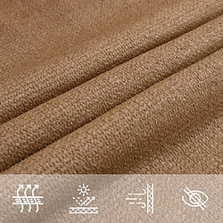 Acheter vidaXL Voile d'ombrage 160 g/m² Taupe 2,5x3 m PEHD