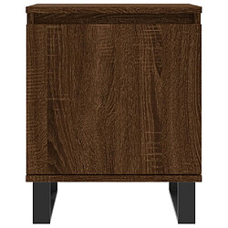 Acheter vidaXL Table de chevet chêne marron 40x30x50 cm bois d'ingénierie