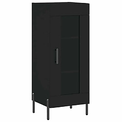 Maison Chic Buffet,Meuble de Rangement,commode pour salon,Cuisine Noir 34,5x34x90 cm Bois d'ingénierie -MN96862