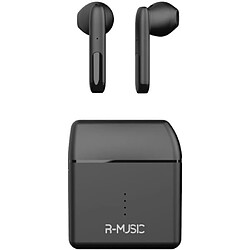 R-MUSIC RM481726 MIRA - Ecouteur True Wireless Earbuds - Black 