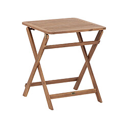 Beliani Table de jardin en bois d'acacia certifié PARAGGI 