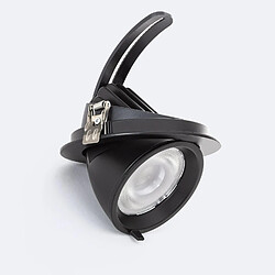 Ledkia Downlight LED 24W Rond Orientable 120lm/W LIFUD Coupe Ø 170 mm Noir Blanc Chaud No Flicker 3000K