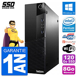 PC Lenovo ThinkCentre M83 SFF Intel G3220 RAM 8Go SSD 120Go Windows 10 Wifi · Occasion 