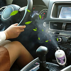 HIGH-TECH & BIEN-ETRE 12V voiture Humidificateur Purificateur d'air Diffuseur Aroma Diffuseur d'huiles essentielles Aromathérapie Mist Maker Fogger A-A100