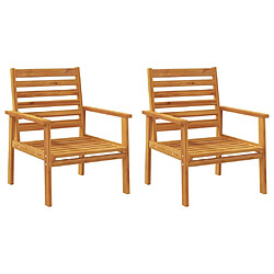 Acheter Maison Chic Ensemble de salle à manger de jardin 5 pcs,Table et chaises d'extérieur bois d'acacia solide -GKD656933