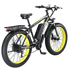 Acheter Vélo électrique keteles K800, 1000 W, 26 ", 2x 18 Ah, 21 vitesses, 45 km / h -Jaune