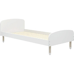 Flexa Lit enfant Lit simple DOTS 90x200 blanc