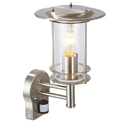 Brilliant (Lighting) Applique YORK acier 1x60W capteur IR