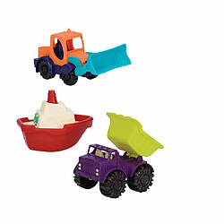 BTOYS Set VÉHICULES-LOADERS & FLOATERS France Jouet, BX1528, Multicolore 