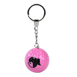 Porte-clés de golf Souvenirs Cadeaux Porte-clés pour hommes Femmes Amoureux du golf Bleu porte-clés pendentif balle de golf