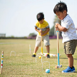 Bigjigs Toys Croquet de jardin en bois pas cher