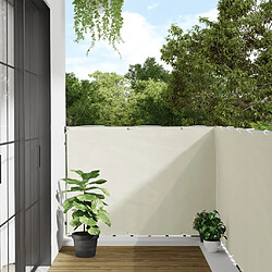 vidaXL Écran d'intimité de balcon blanc 600x120 cm PVC 