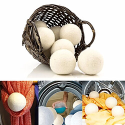 Wewoo 10 PCS Laundry Clean Ball Balles assouplissantes pour tissus d'assouplissant organiques naturelles réutilisables pas cher