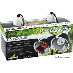 Reptiles Planet Support Twindome 14 pour 2 ampoules de 100W