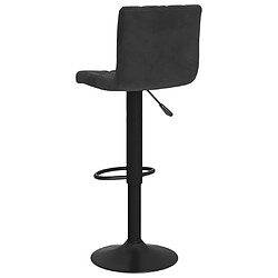 Acheter vidaXL Tabouret de bar Noir Velours