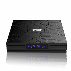 Android 8.1 Tv Box T9 4 Go De Ram 32 Go De Rom Quad Core Wifi 4K Media Player Prise Américaine 