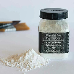 Raphael Pigment pour création de peinture - pot 140 g - Blanc de titane