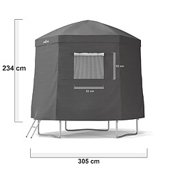 Avis Jump4Fun Tente cabane pour trampoline 10FT-305cm - Gris