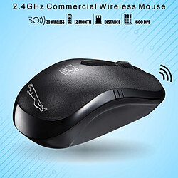 Acheter Wewoo Souris sans fil blanc pour Ordinateur Portable, PC, Distance Sans Fil: 30m 2.4GHz 1600 DPI Professionnel Optique Sans Muet Silencieux Mini Sans